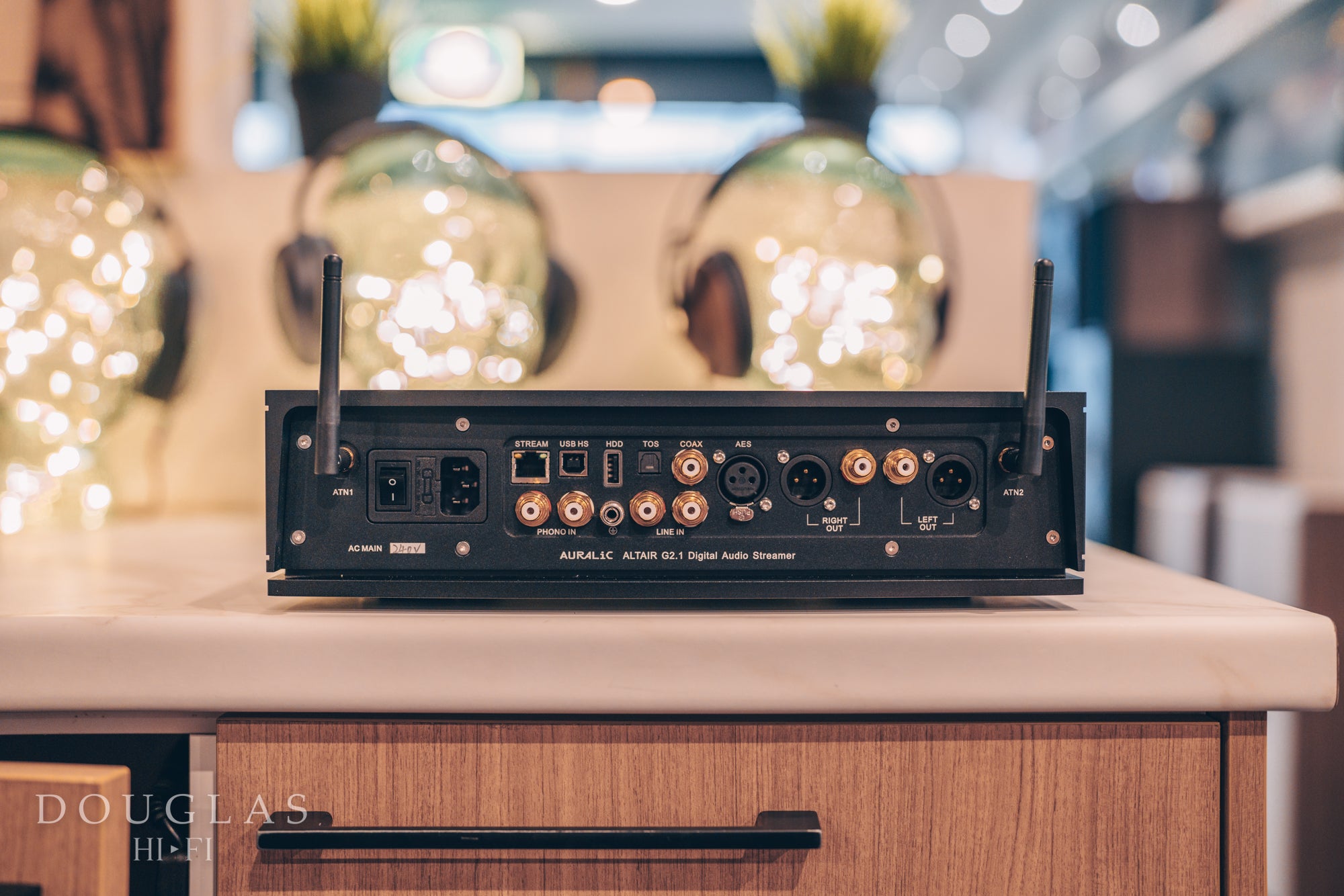 AURALIC ALTAIR G2.1 Streaming DAC Preamplifier - Pre Loved Rear - DOUGLAS HIFI