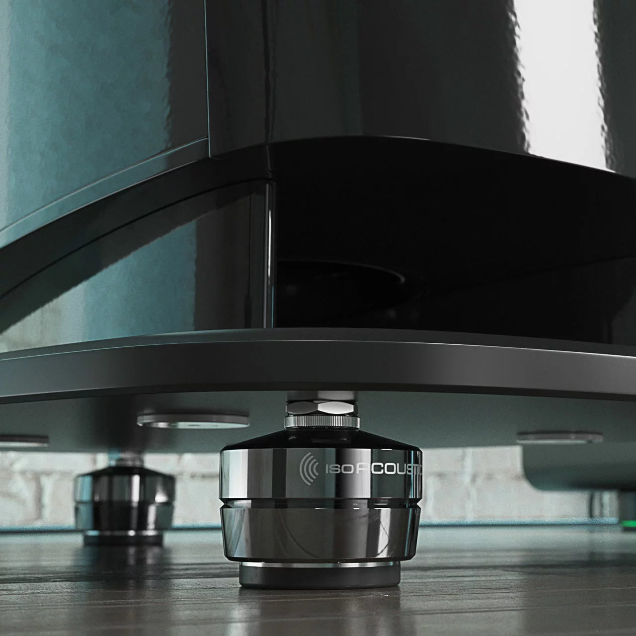 ISOACOUSTICS GAIA I Isolation Footers (Close Up) - DOUGLAS HIFI