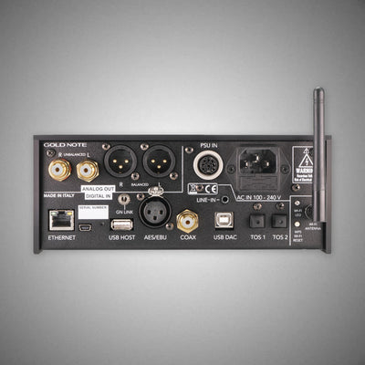 GOLD NOTE DS10+ Network Streamer Rear - DOUGLAS HIFI