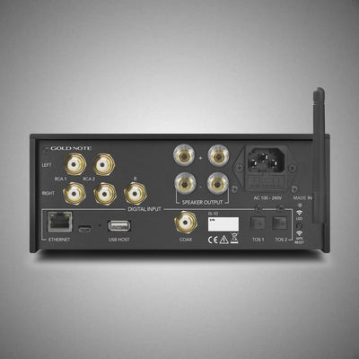 GOLD NOTE IS-10 Streaming Integrated Amplifier REAR - DOUGLAS HIFI