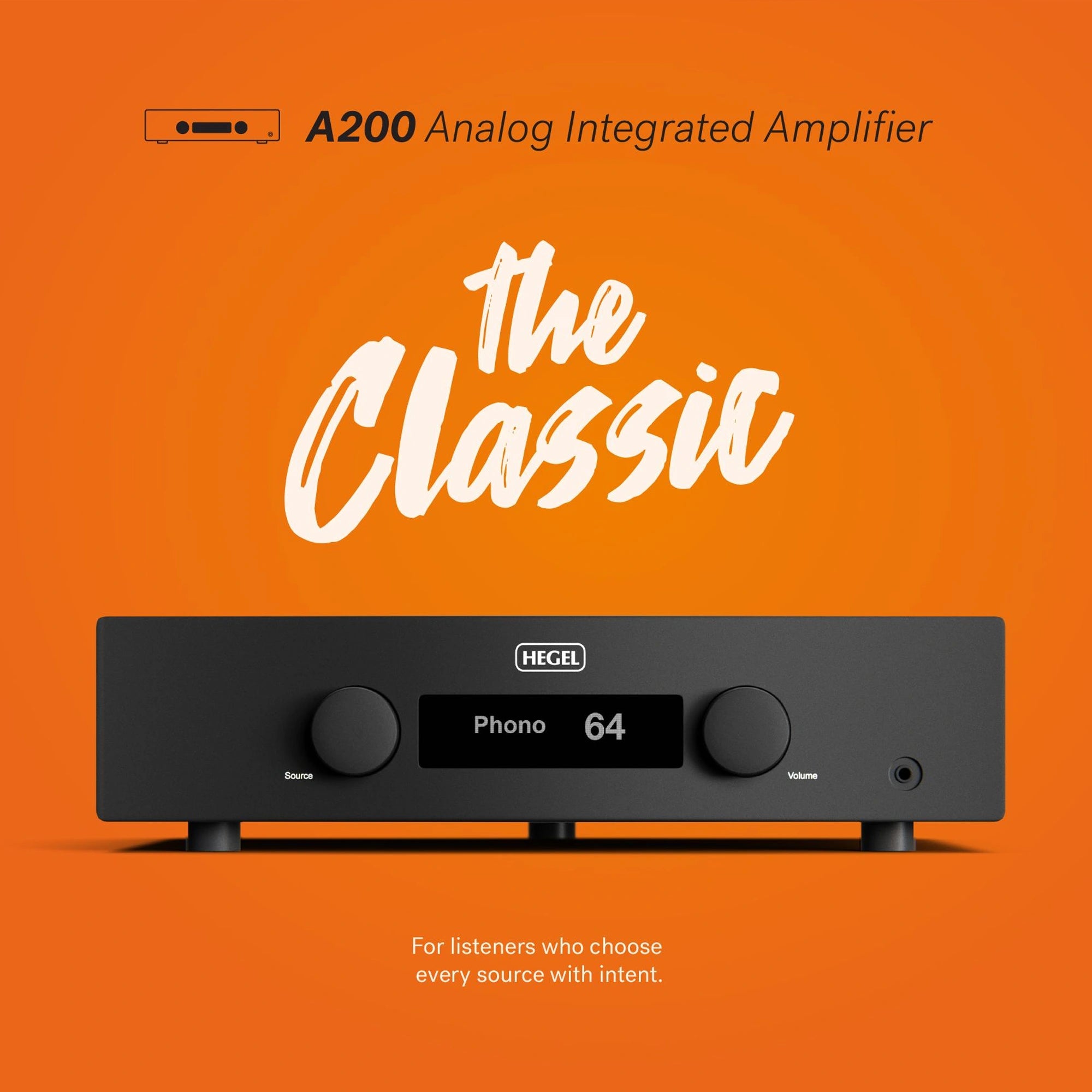 HEGEL A200 Integrated Amplifier THE CLASSIC - DOUGLAS HIFI