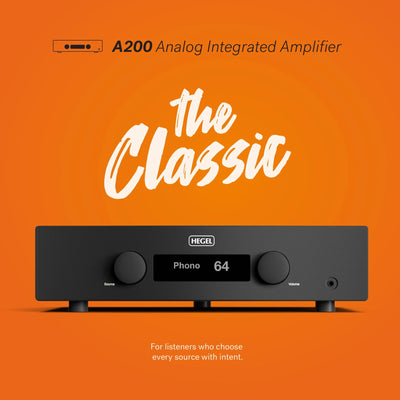 HEGEL A200 Integrated Amplifier THE CLASSIC - DOUGLAS HIFI