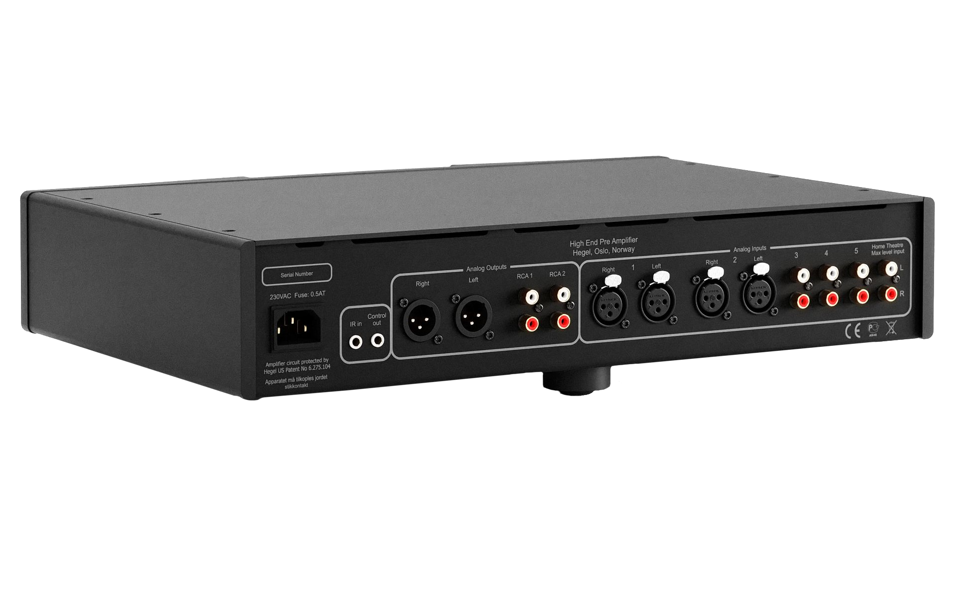 Hegel P30A Preamplifier REAR - DOUGLAS HIFI