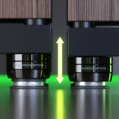 ISOACOUSTICS GAIA II NEO Isolation Footers Lifestyle - DOUGLAS HIFI