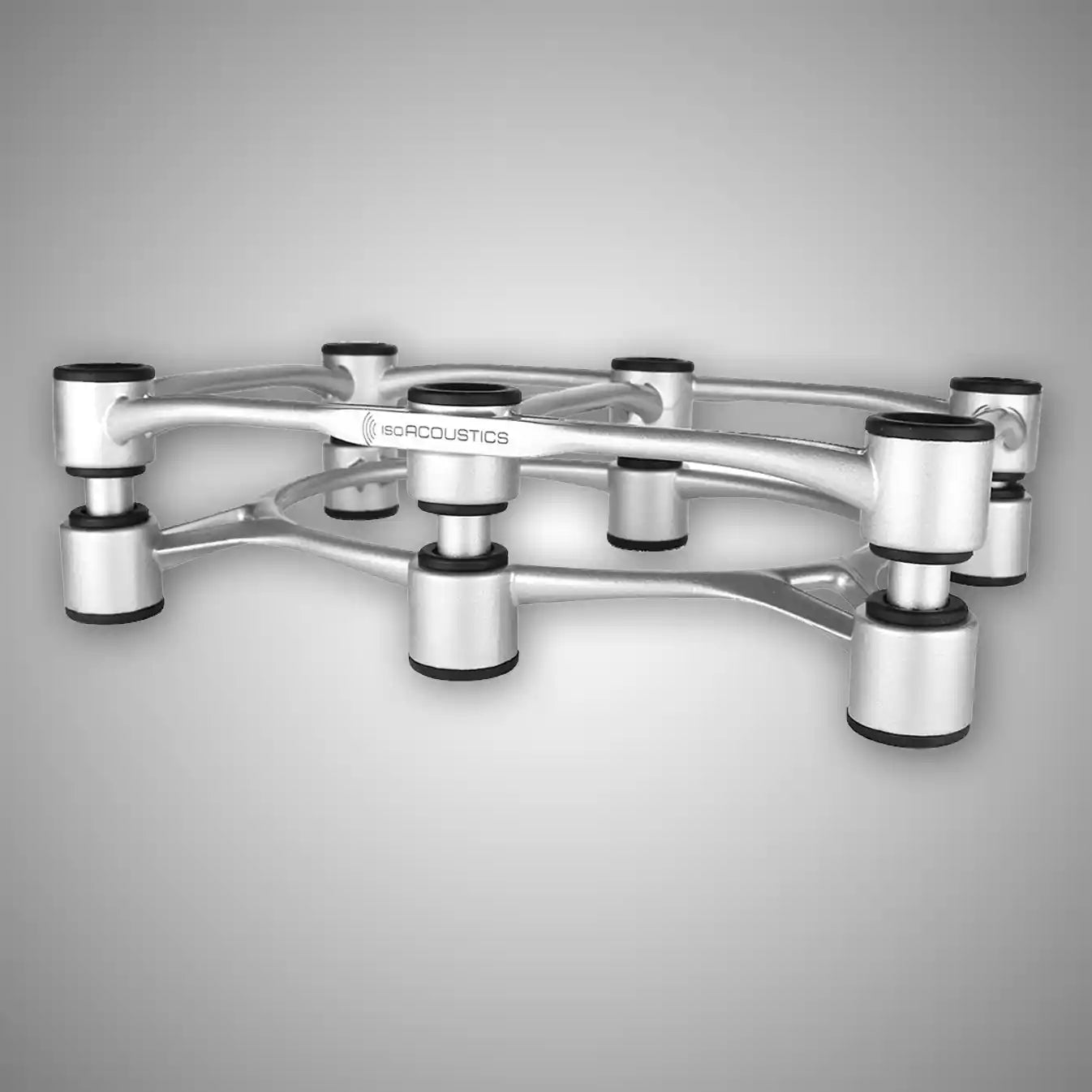 ISOACOUSTICS Aperta 300 Centre Speaker Isolation Stand Silver - DOUGLAS HIFI