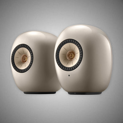 KEF LS LUXE Wireless Active Speakers Dusk Titanium - DOUGLAS HIFI