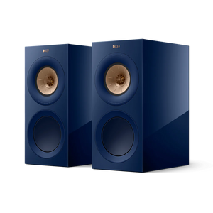 KEF R3 Meta Bookshelf speakers - Indigo Blue Colour (limited) - Douglas HiFi Perth