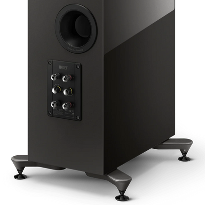 KEF R7 Meta (Speaker terminals close up) - Douglas HiFi Perth