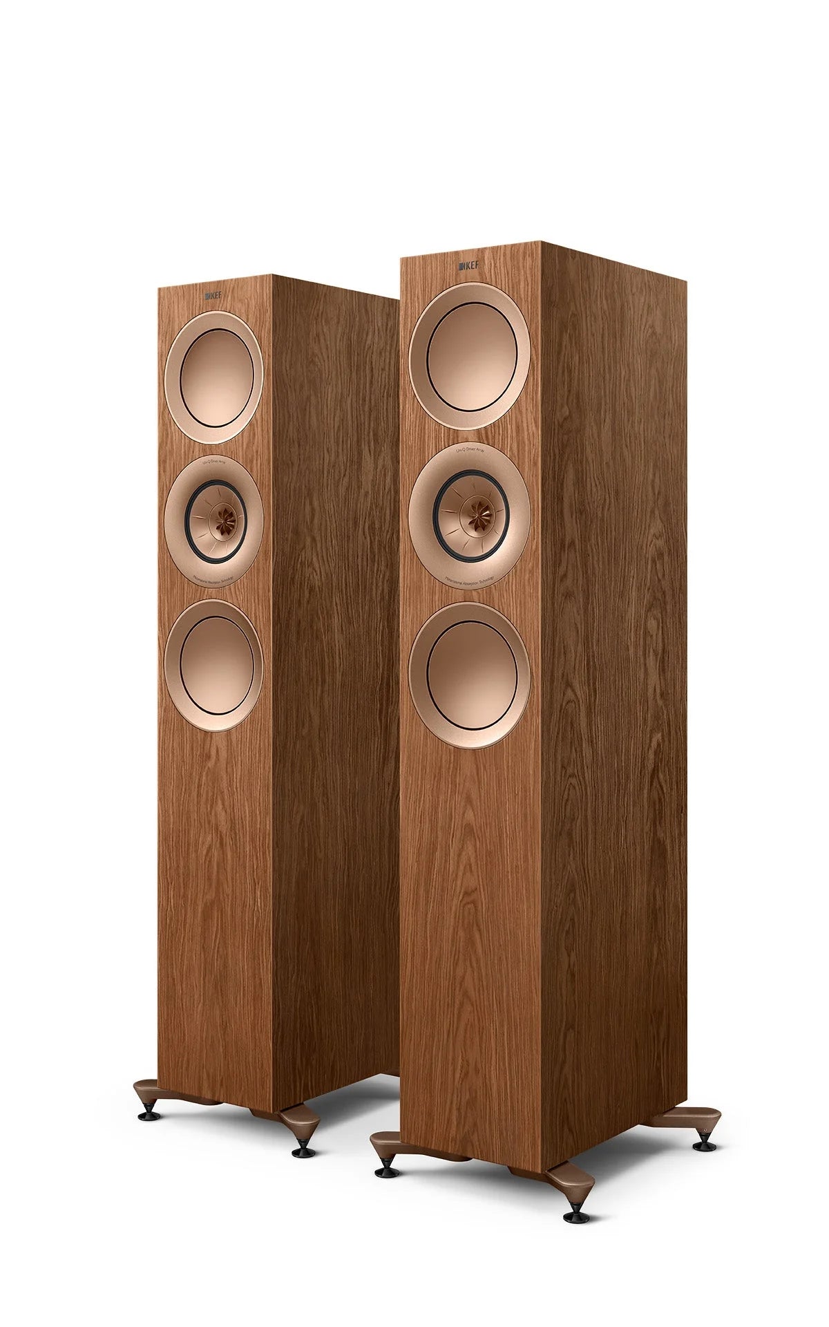 KEF R7 Meta Walnut Finish - Douglas HiFi Perth