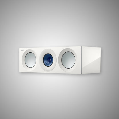 KEF REFERENCE 2 META Centre Speaker High Gloss White/Blue - DOUGLASHIFI