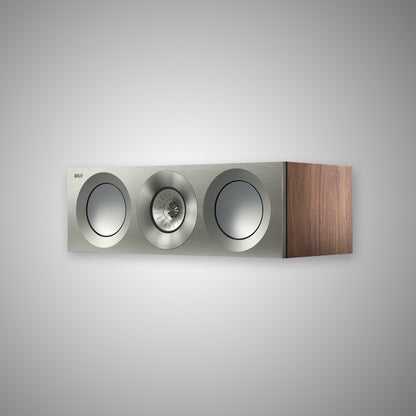 KEF REFERENCE 2 META Centre Speaker Satin Walnut/Silver - DOUGLASHIFI