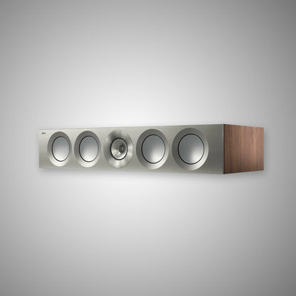 KEF REFERENCE 4 META Centre Speaker Satin Walnut/Silver - DOUGLAS HIFI