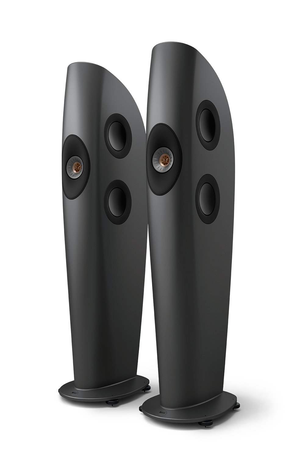 KEF BLADE TWO META Floorstanding Speakers (Charcoal Grey / Bronze) - DOUGLAS HiFi