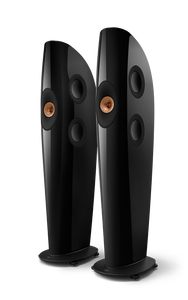 KEF BLADE TWO META Floorstanding Speakers (Piano Black/Copper) - DOUGLAS HiFi