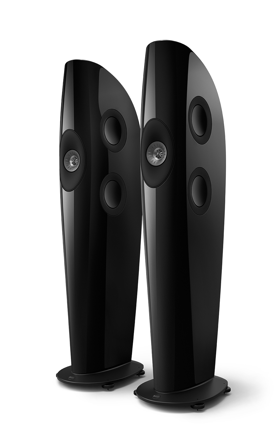 KEF BLADE TWO META Floorstanding Speakers (Piano Black/Grey) - DOUGLAS HiFi