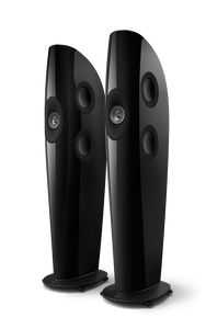 KEF BLADE TWO META Floorstanding Speakers (Piano Black/Grey) - DOUGLAS HiFi
