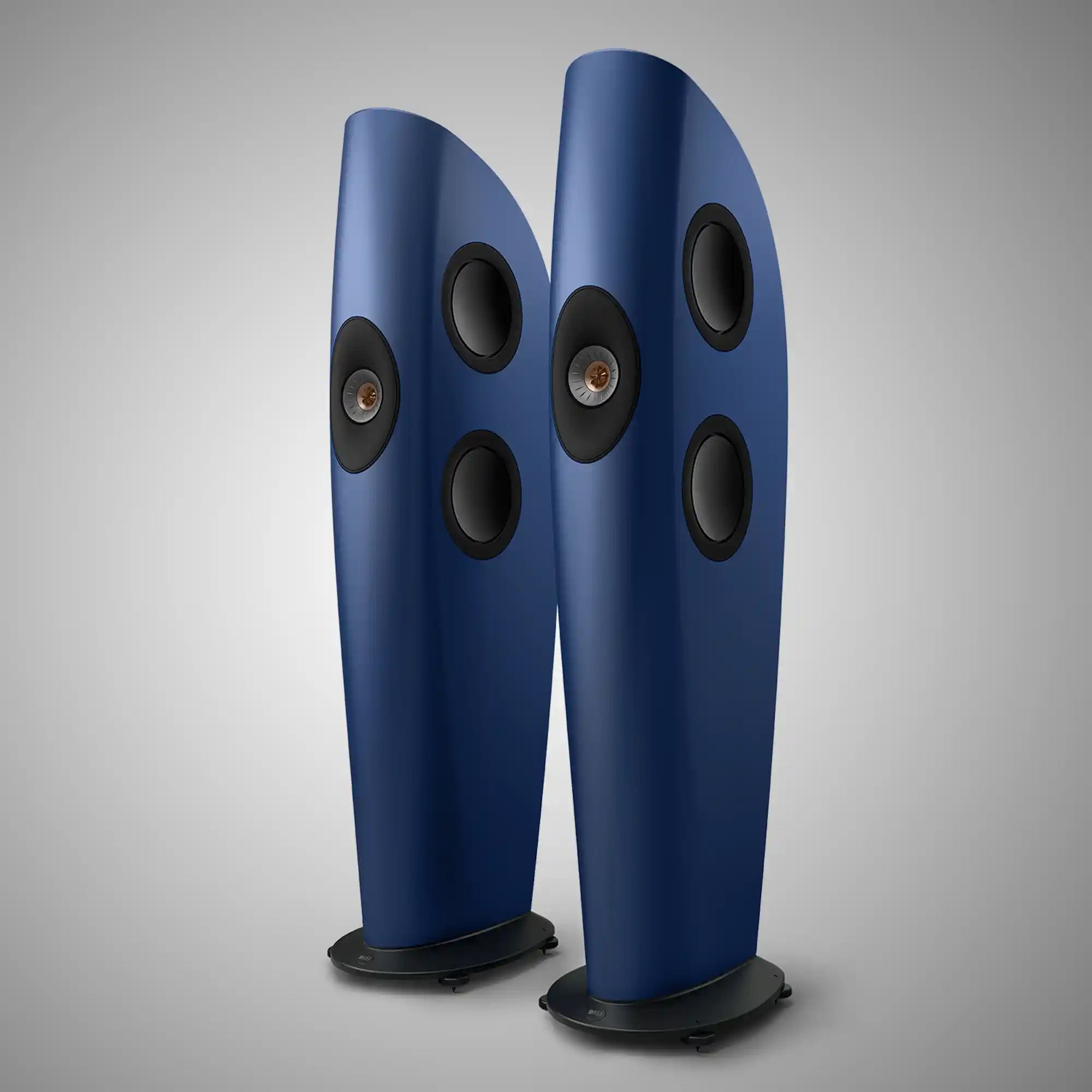 KEF Blade 1 Floorstanding Speakers Frosted Blue/Bronze - DOUGLAS HIFI