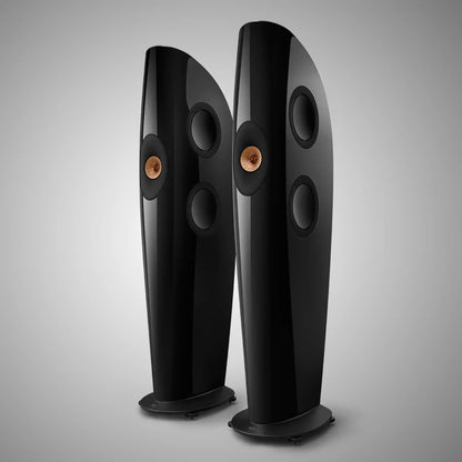 KEF Blade 1 Floorstanding Speakers Piano Black/Copper - DOUGLAS HIFI