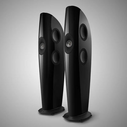KEF Blade 1 Floorstanding Speakers Piano Black/Grey - DOUGLAS HIFI