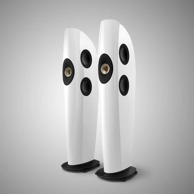 KEF BLADE TWO META Floorstanding Speakers Artic White - DOUGLAS HiFi