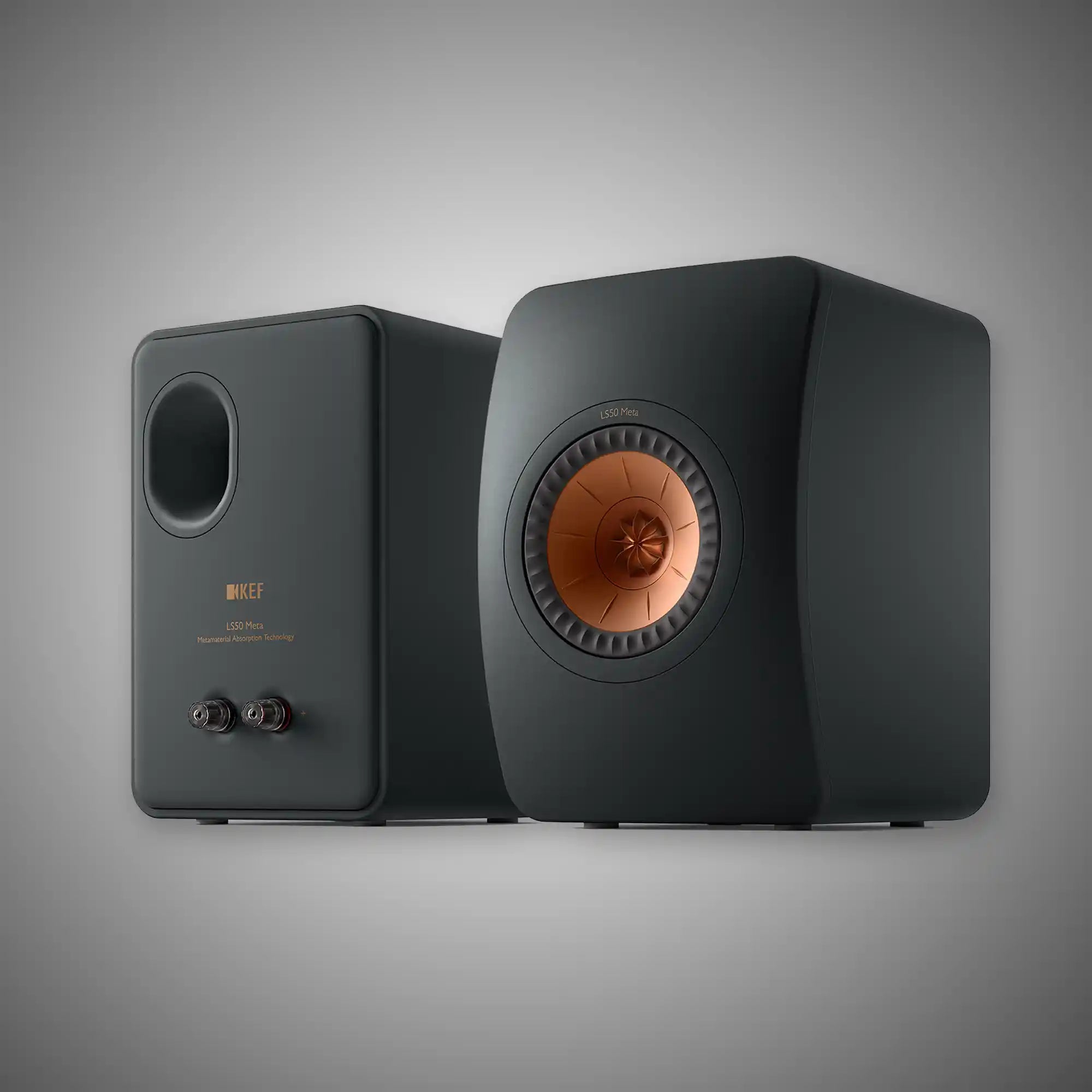 KEF LS50 Meta Loudspeakers Carbon Black - DOUGLAS HIFI