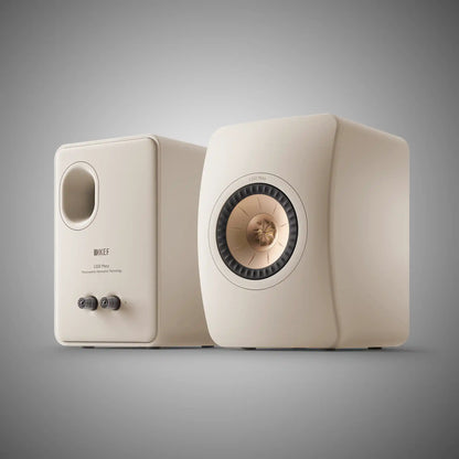 KEF LS50 Meta Loudspeakers Sand Shell - DOUGLAS HIFI