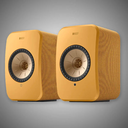 KEF LSX 2 Active Wireless Speakers & P1 Desk Pads Bundle