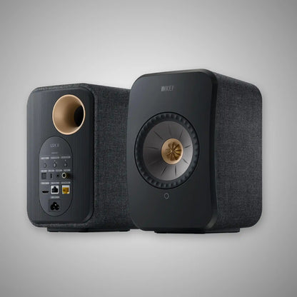 KEF LSX 2 Active Wireless Speakers & P1 Desk Pads Bundle