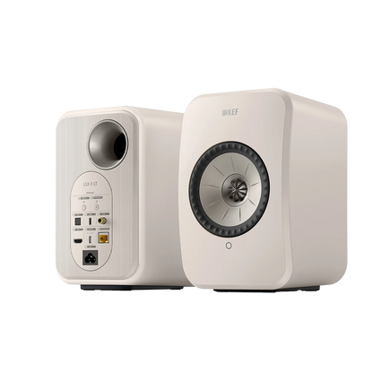 KEF LSXII LT Active Speakers - STONE WHITE - DOUGLAS HiFi