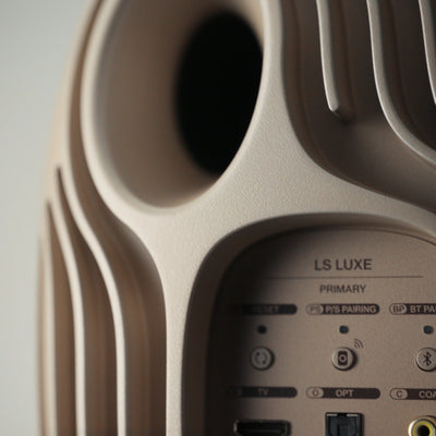 KEF LS LUXE Active Speakers Dusk Titanium (Close Up) - DOUGLAS HIFI