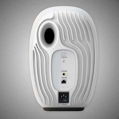 KEF LS LUXE Active Speakers Mineral White Rear (Slave) - DOUGLAS HIFI