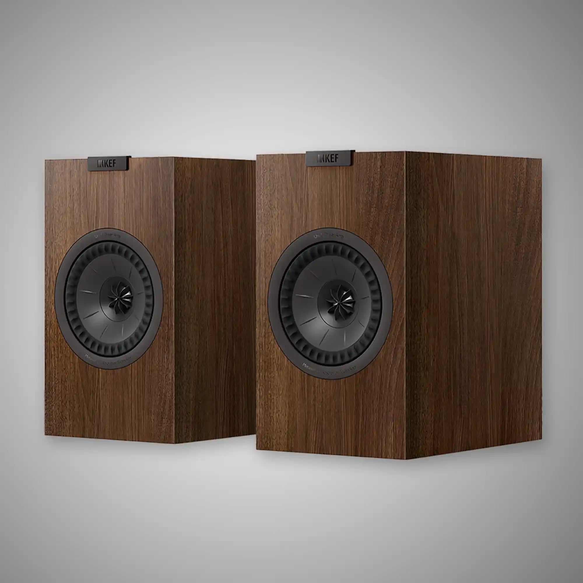 KEF Q1 Meta Speakers - WALNUT - DOUGLAS HIFI
