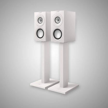 KEF Q Concerto Meta Bookshelf Speakers and KEF SQ1 Floor Stand Bundle White - DOUGLAS HIFI