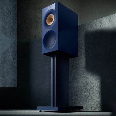 KEF R3 META Standmount Speakers Indigo with stands - DOUGLAS HIFI