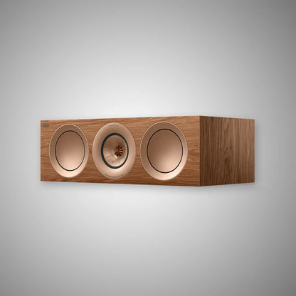 KEF R6 Meta Centre Speaker Walnut - DOUGLAS HIFI