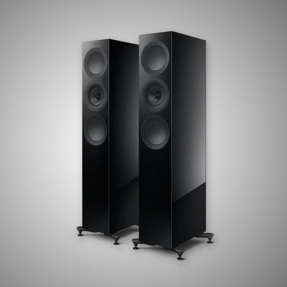 KEF R7 Meta Gloss Black Finish - Douglas HiFi Perth