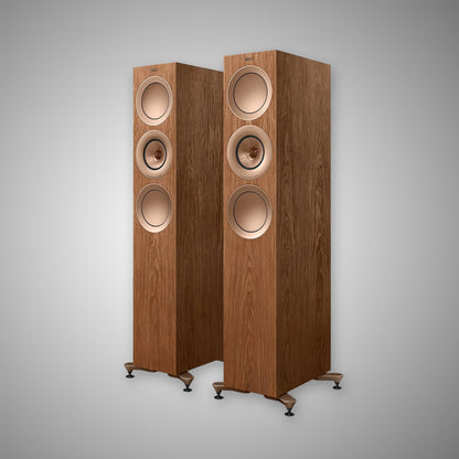 KEF R7 Meta Walnut Finish - Douglas HiFi Perth