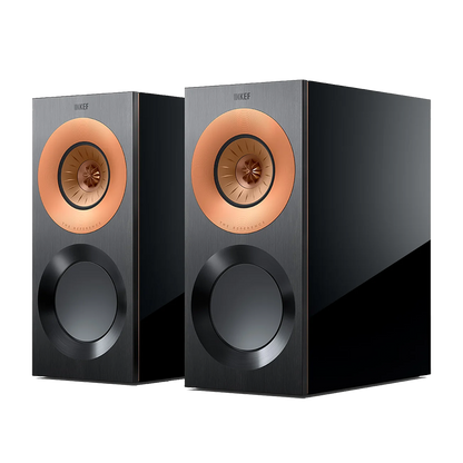KEF REFERENCE 1 META Standmount Speakers High Gloss Black Copper - DOUGLAS HIFI