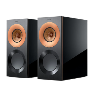 KEF REFERENCE 1 META Standmount Speakers High Gloss Black Copper - DOUGLAS HIFI