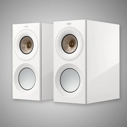 KEF Reference 1 Standmount Speakers Gloss White/Champagne - DOUGLAS HIFI