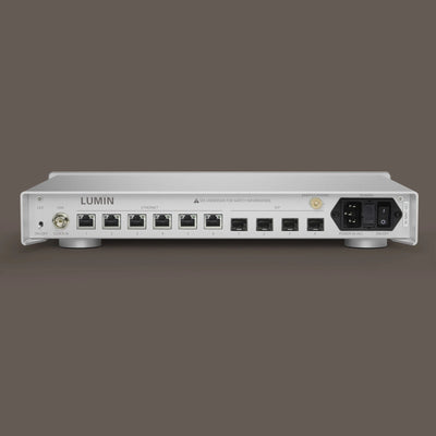 LUMIN N1 Network Switch (Silver Rear) - DOUGLAS HIFI