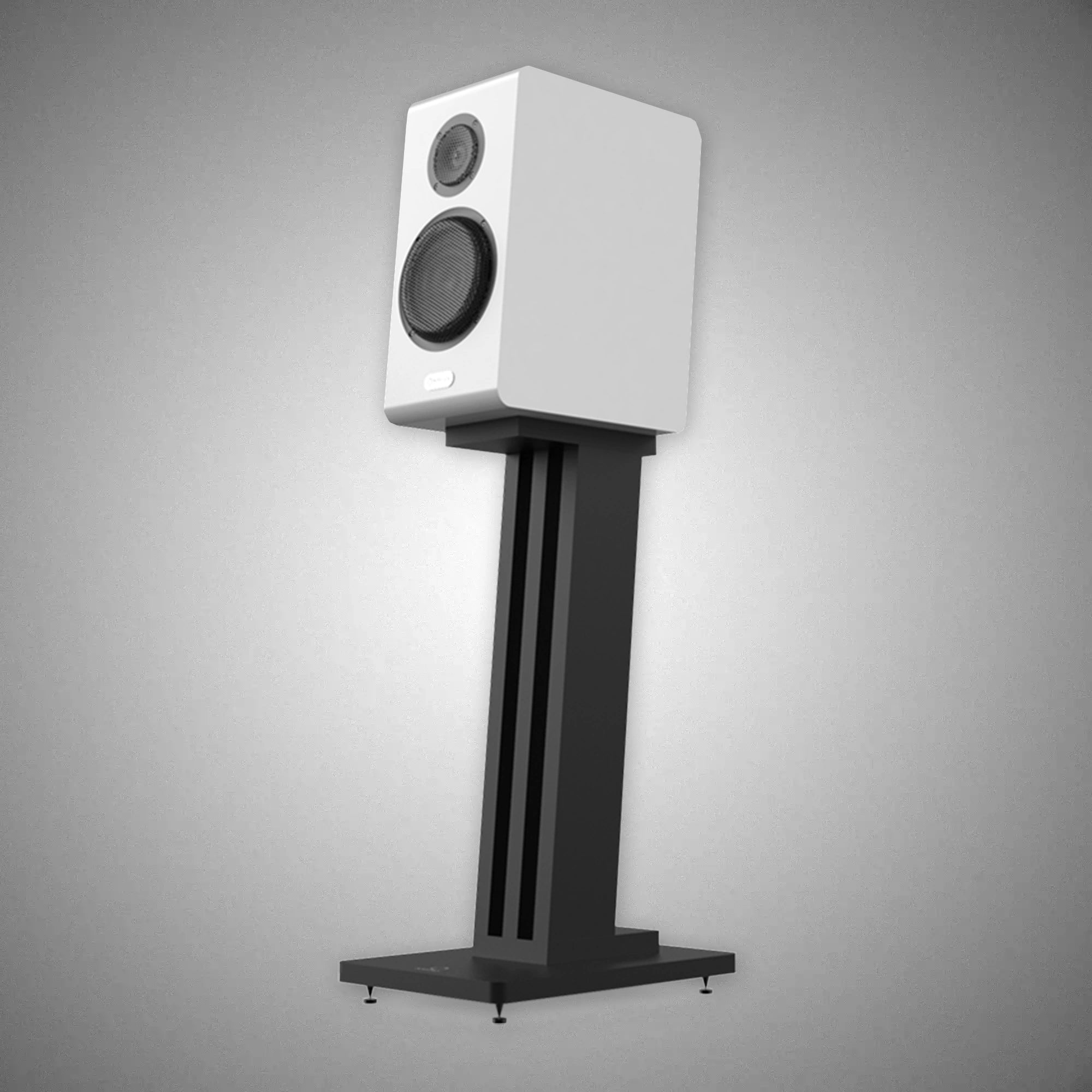 MARTEN Oscar Duo Standmount Loudspeakers Piano White with Stands - DOUGLAS HIFI