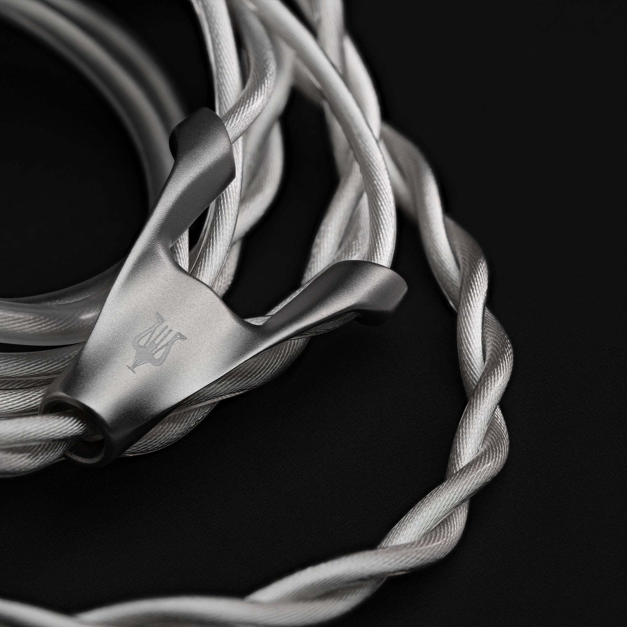 MEZE AUDIO ASTRU In-Ear Headphones Cable Close Up - DOUGLAS HIFI