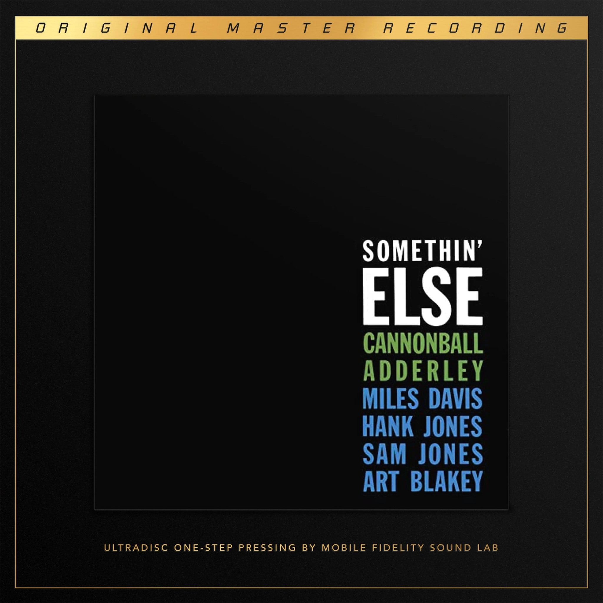 MoFi ONE-STEP Vinyl - Cannonball Adderley "Somethin' Else" (45RPM 2LP)