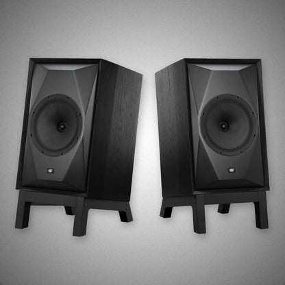 MoFI Sourcepoint 10 Master Edition Speakers Black with Low Angled Stands - DOUGLAS HIFI