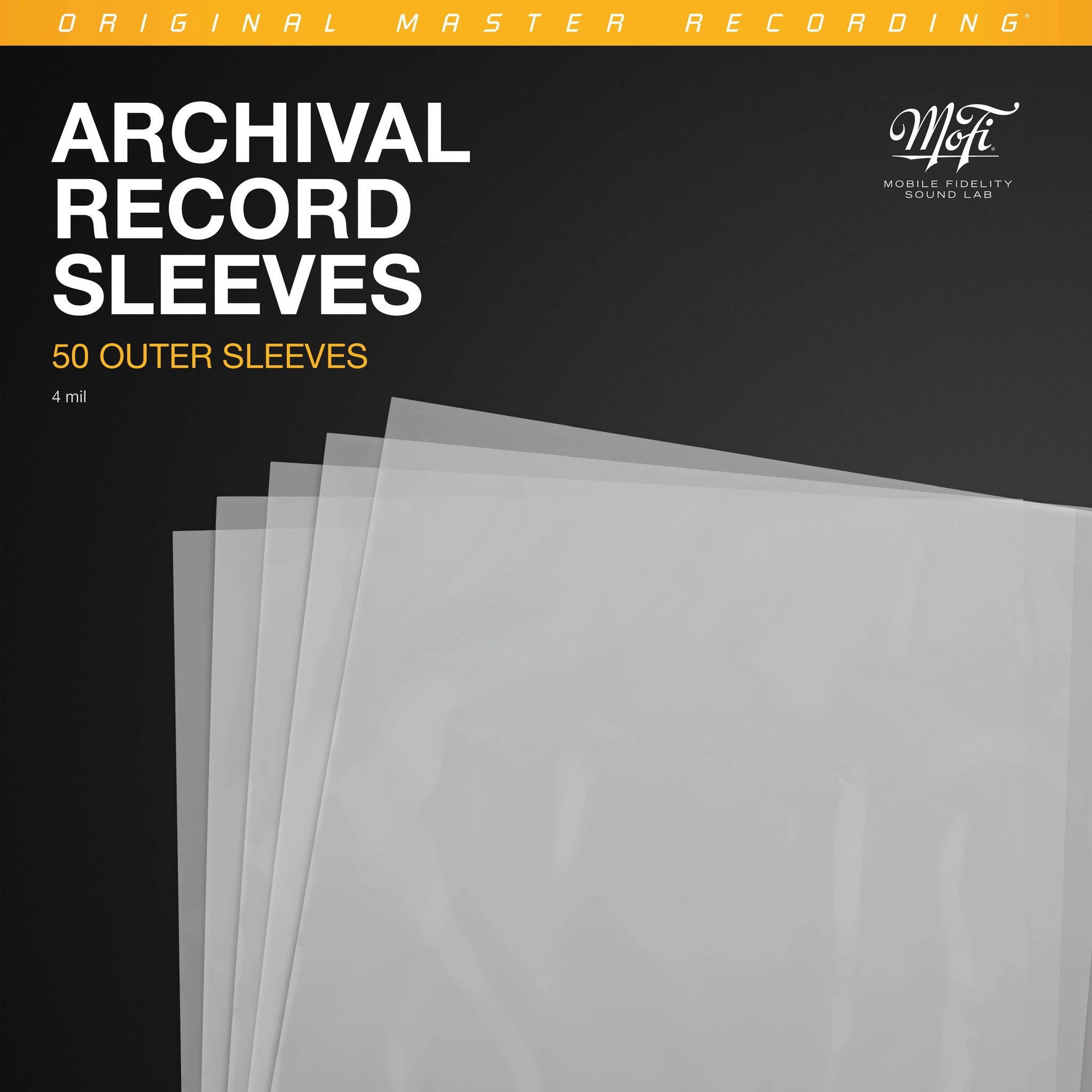 MoFi Archival Record Outer Sleeves - 50 Pack - DOUGLAS HIFI