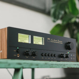 NAD C3050 Integrated Amplifier Retro looks Front Diag 2 - Douglas HiFI Perth