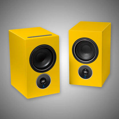 PSB AlphaIQ Wireless Speakers (Yellow) - DOUGLAS HiFi