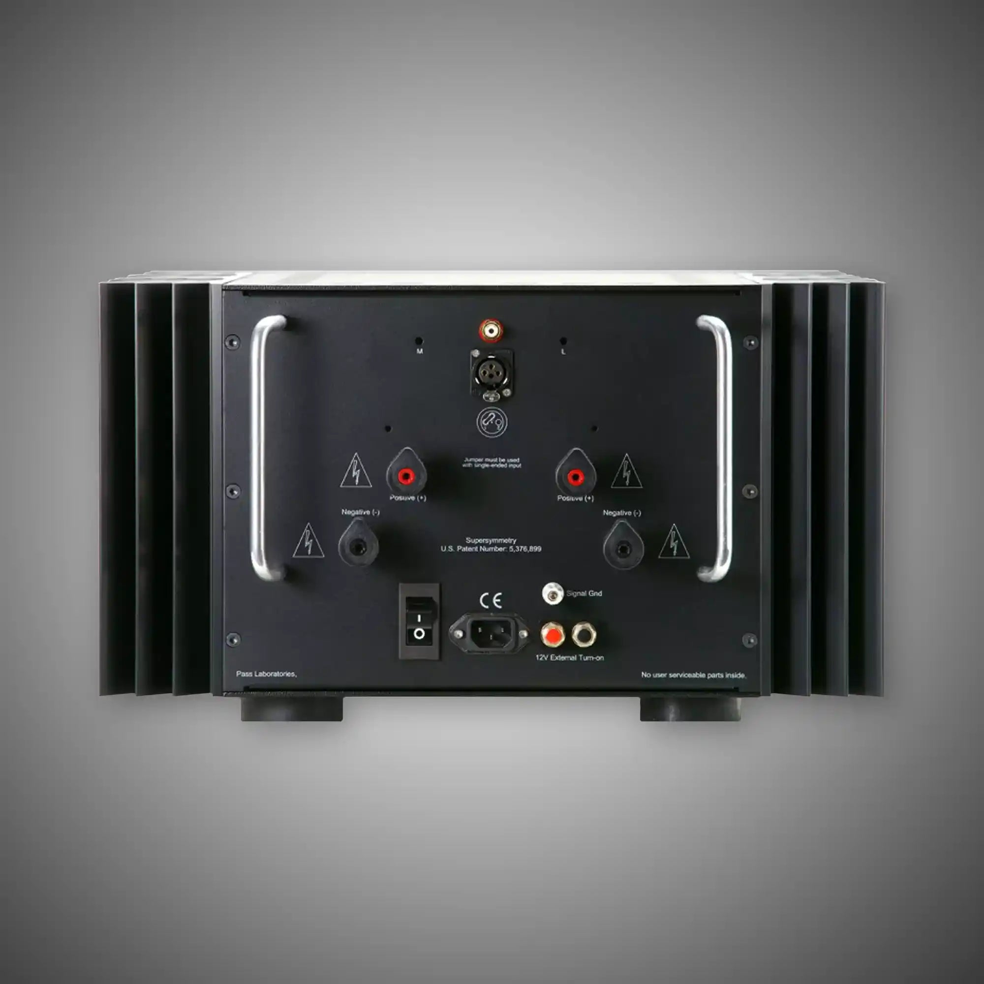 Pass Labs X600.8 Mono Power Amplifier (Rear of Unit)- DOUGLAS HIFI