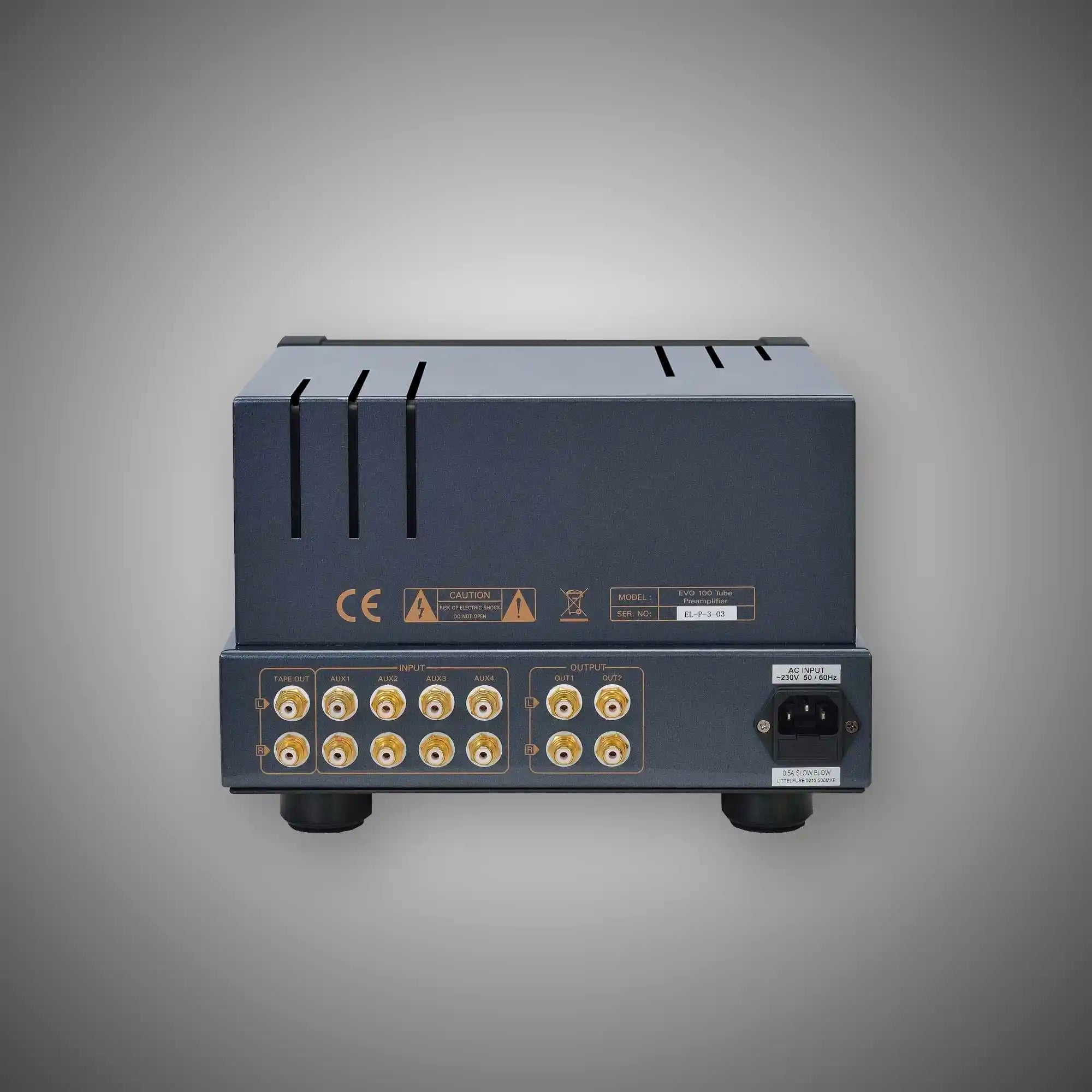 PrimaLuna EVO 100 Preamplifier (Rear) - DOUGLAS HIFI